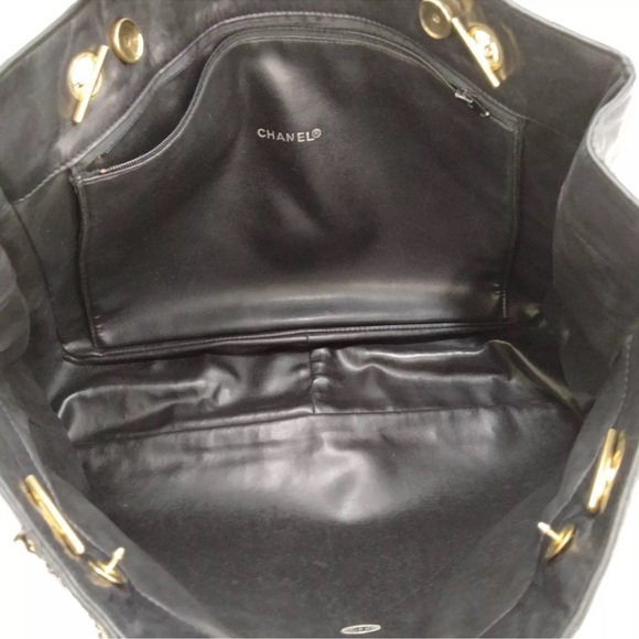 CHANEL CHARM Lambskin Shopper Tote - Picture 10 of 13